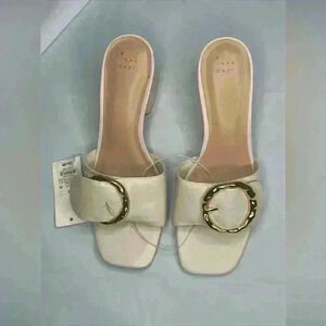 Women's Cream Colored Wedge Heel, New in Box Size 11 A New Day Target